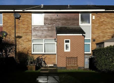 A general view shows a terraced house in Lingfield Avenue, the home of the new king of Rwanda, Emmanuel Bushayija, in Sale, Greater Manchester in Britain January 13, 2017. REUTERS/Andrew Yates TPX IMAGES OF THE DAY