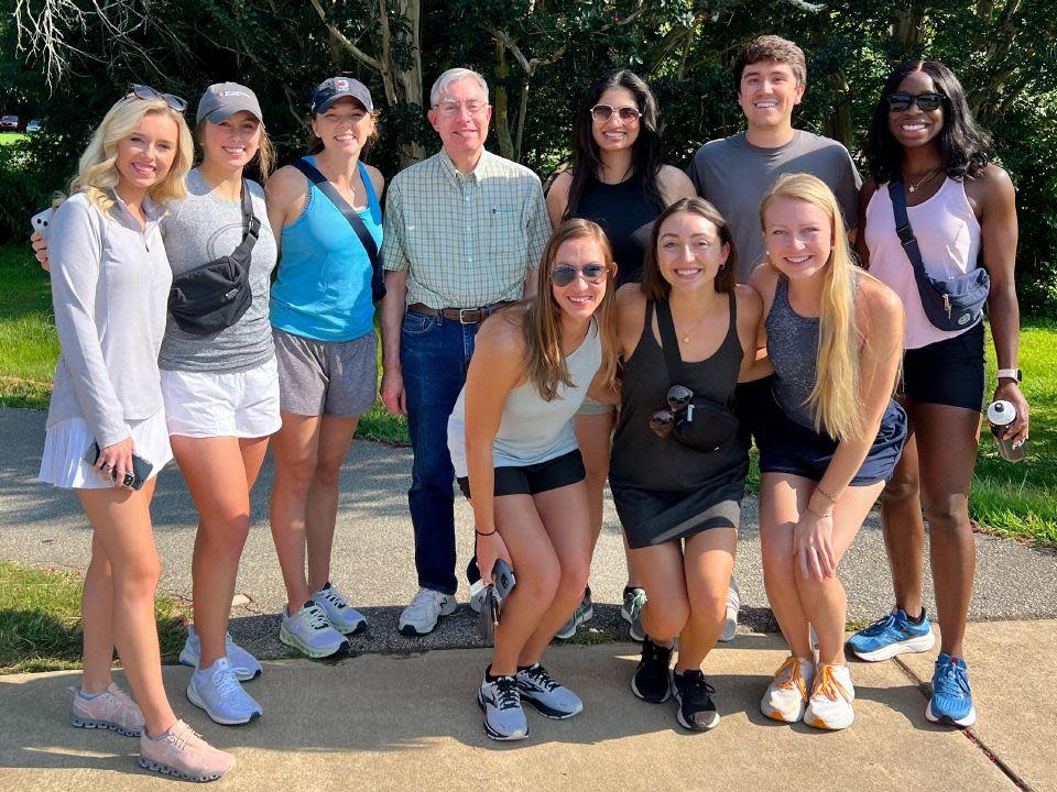 Medical students and medical residents, who took part in the August Walk with a Future Doc event.