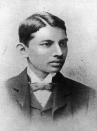 1887: Mahatma Gandhi (Mohandas Karamchand Gandhi, 1869-1948), as a law student. (Photo by Henry Guttmann Collection/Hulton Archive/Getty Images)
