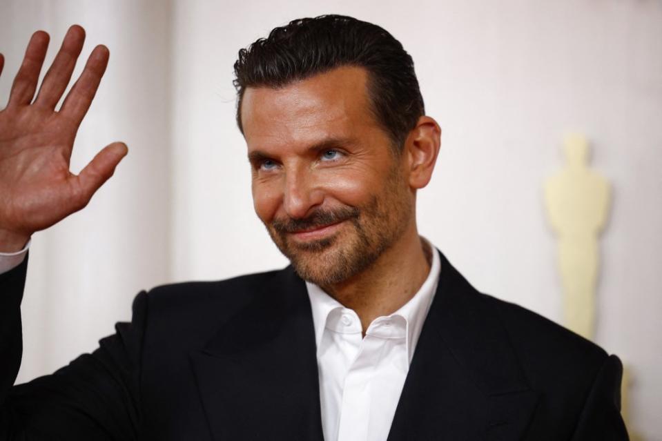 Bradley Cooper at the 2024 Oscars. REUTERS