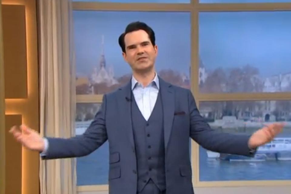 New role: Jimmy Carr on This Morning (ITV)