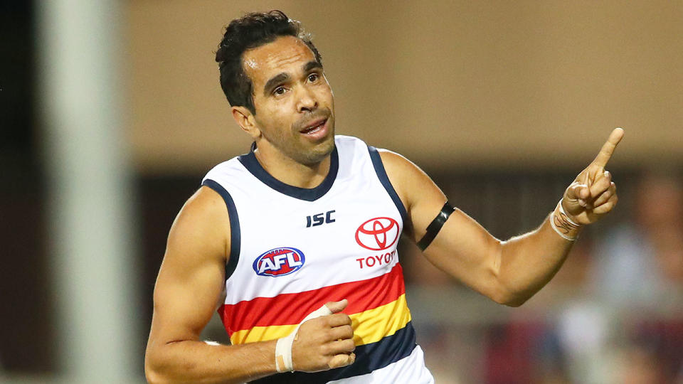 Pictured here, Eddie Betts during his playing days with the Adelaide Crows. 