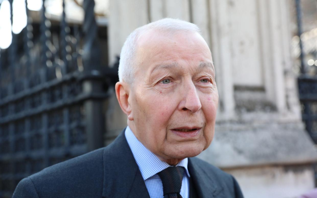 Lord Field said he decided to support the Bill after an MP friend, who was slowly dying of cancer, was unable to take their own life - Isabel Infantes/AFP via Getty Images