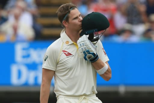 Australia's Steve Smith scored a century in each innings on his return from a year-long ban