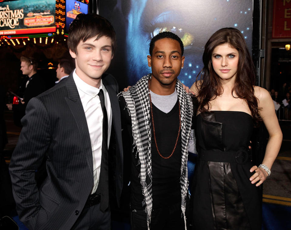 Avatar LA Premiere 2009 Logan Lerman Brandon T. Jackson Alexandra Daddario