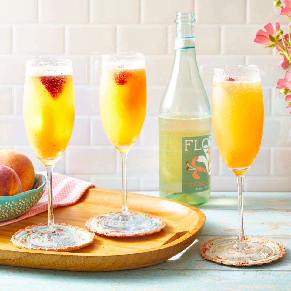 mothers day brunch peach bellini