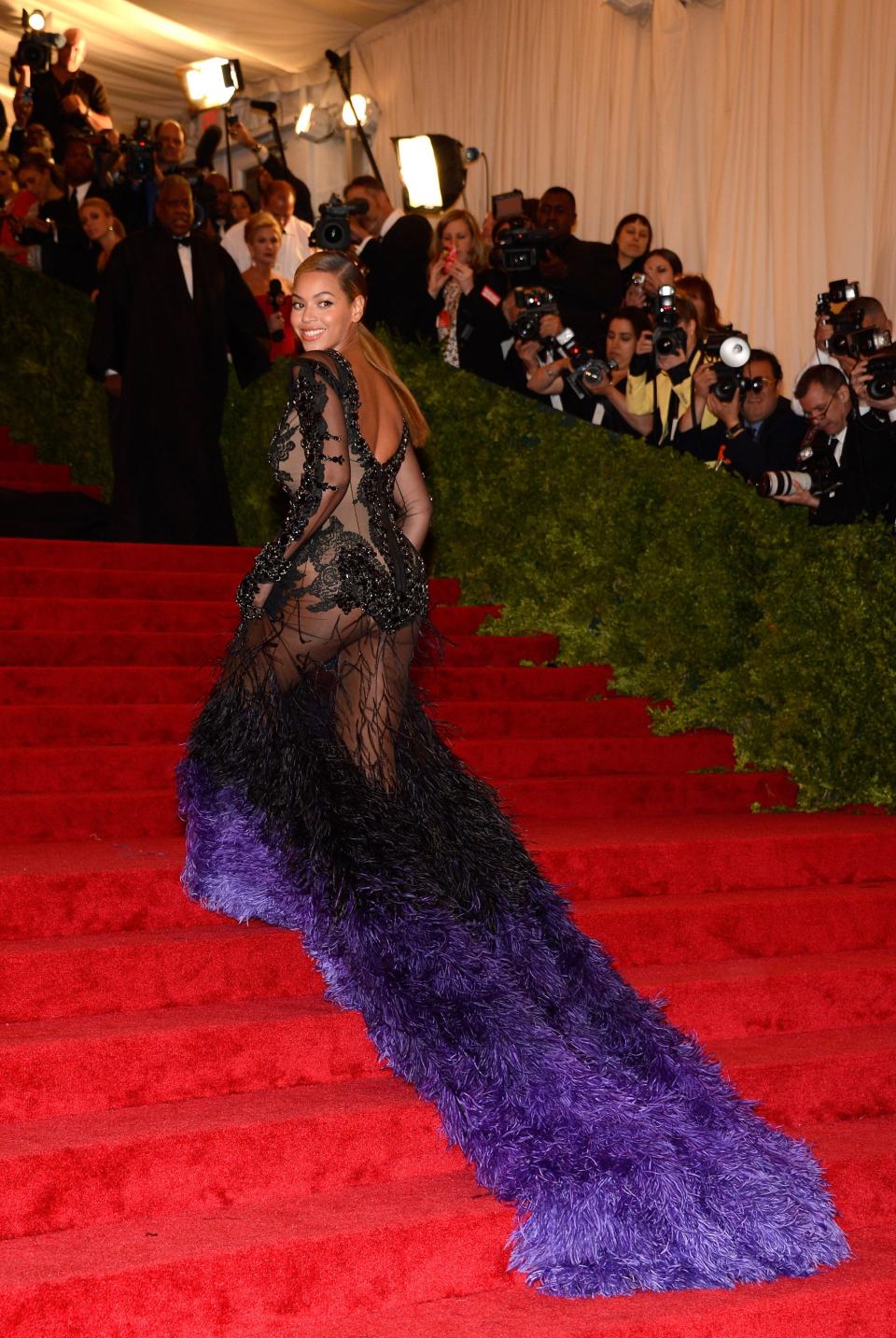 There’s no shortage of exquisite ways to wear a train at the Met Gala and we've rounded up our favorite looks.