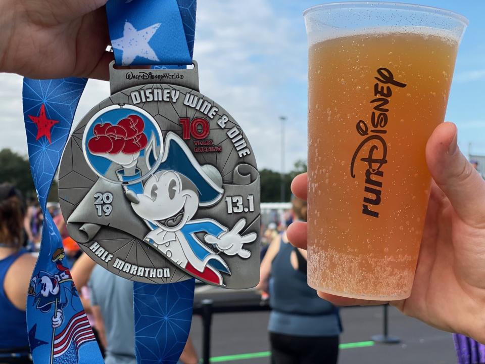 Beer and Medal at Family Reunion Area_photo by Brooke Geiger McDonald