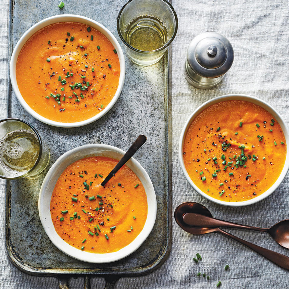 Slow-Cooker Carrot-Leek Bisque