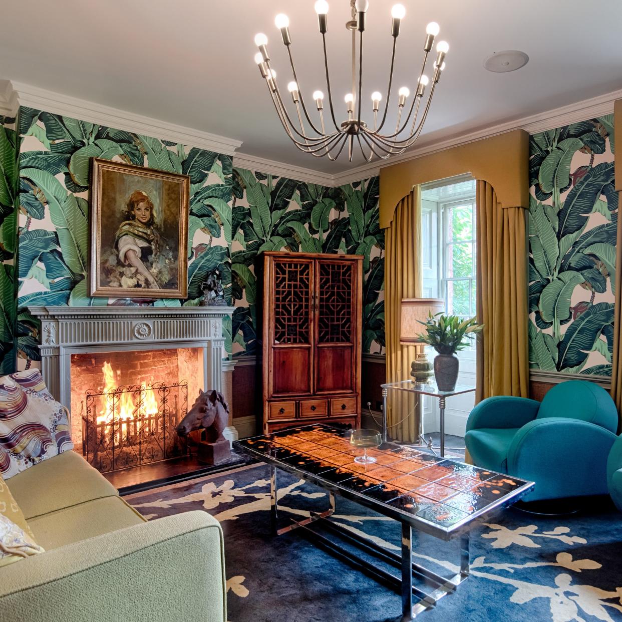 Bold interiors within Norfolk's Kaleidoscope House
