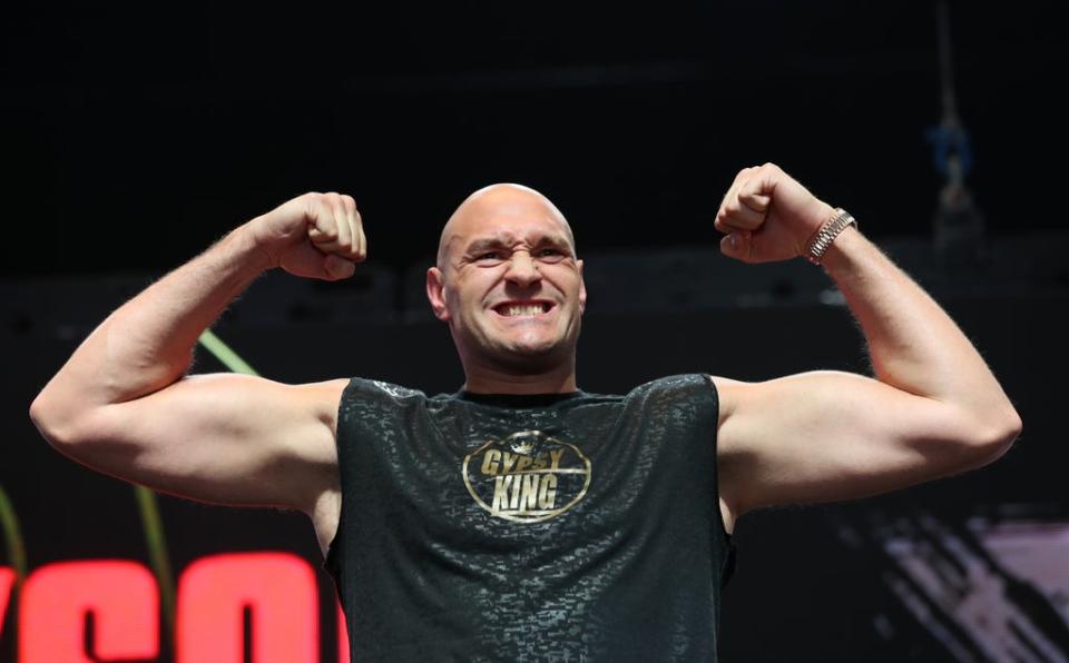 Whyte has his sights set on Tyson Fury, pictured (Bradley Collyer/PA) (PA Wire)