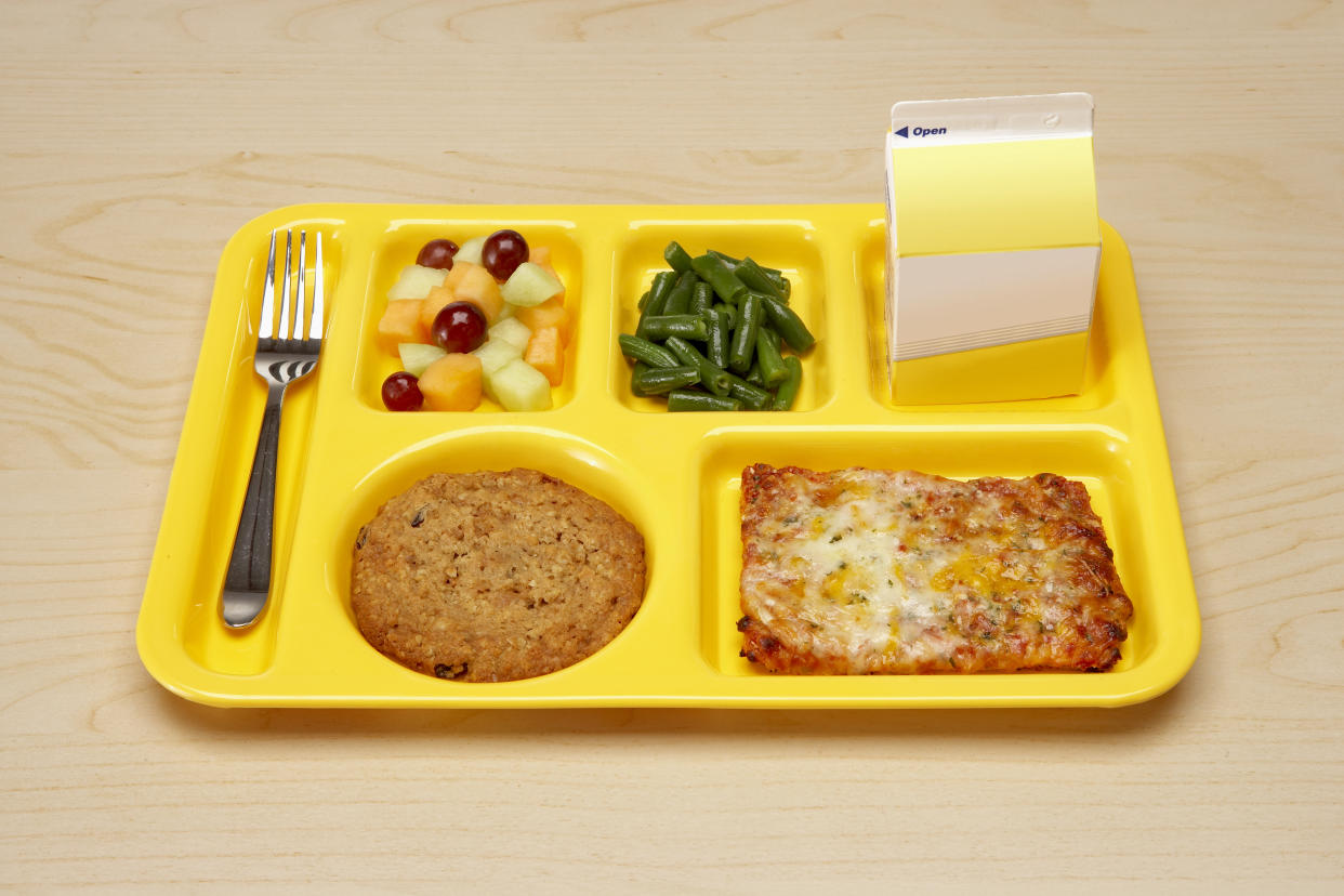 The food served in any school cafeteria can make former students nostalgic. Bob Mulvihill, owner of an Iowa commercial kitchen, is re-creating school lunches using an old USDA cookbook. (Photo: Getty Creative)