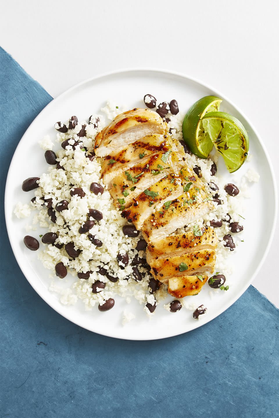 Caribbean Chicken and "Rice"