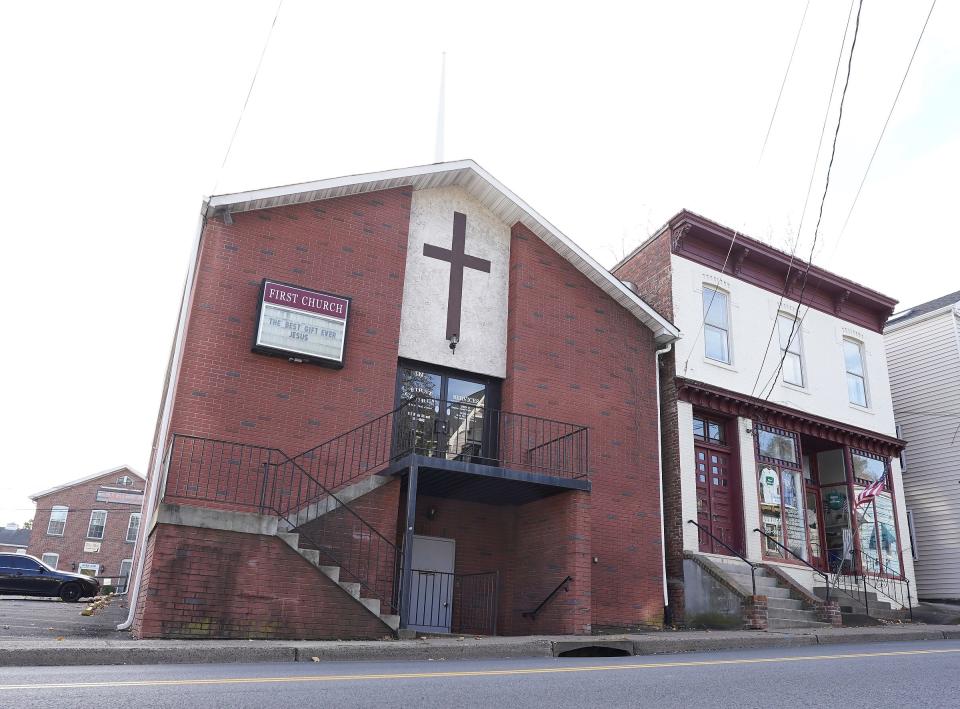 First Church is part of the Historical Society of the Nyacks exhibit "Four Black Churches." Wednesday, November 2023.