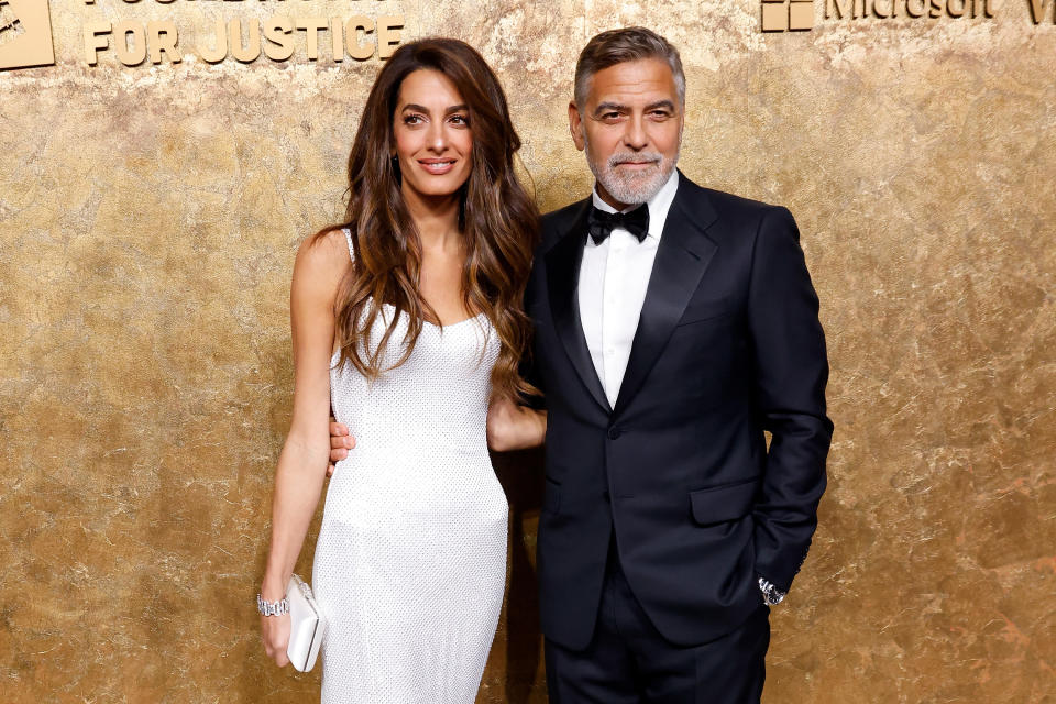 Amal and George Clooney