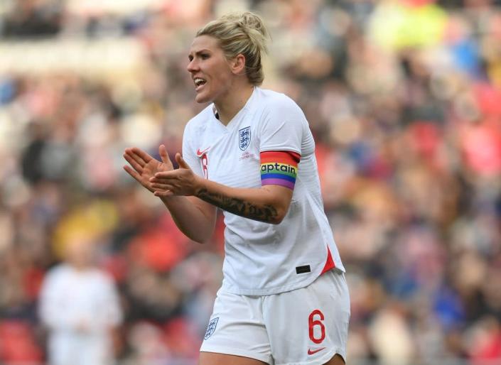 Millie Bright insists the honour of captaining England has not changed her (Getty)