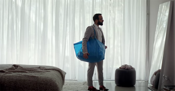 Ikea recently released a video celebrating the 30-year-anniversary of its blue tote bag. (Photo: youtube/IKEA)