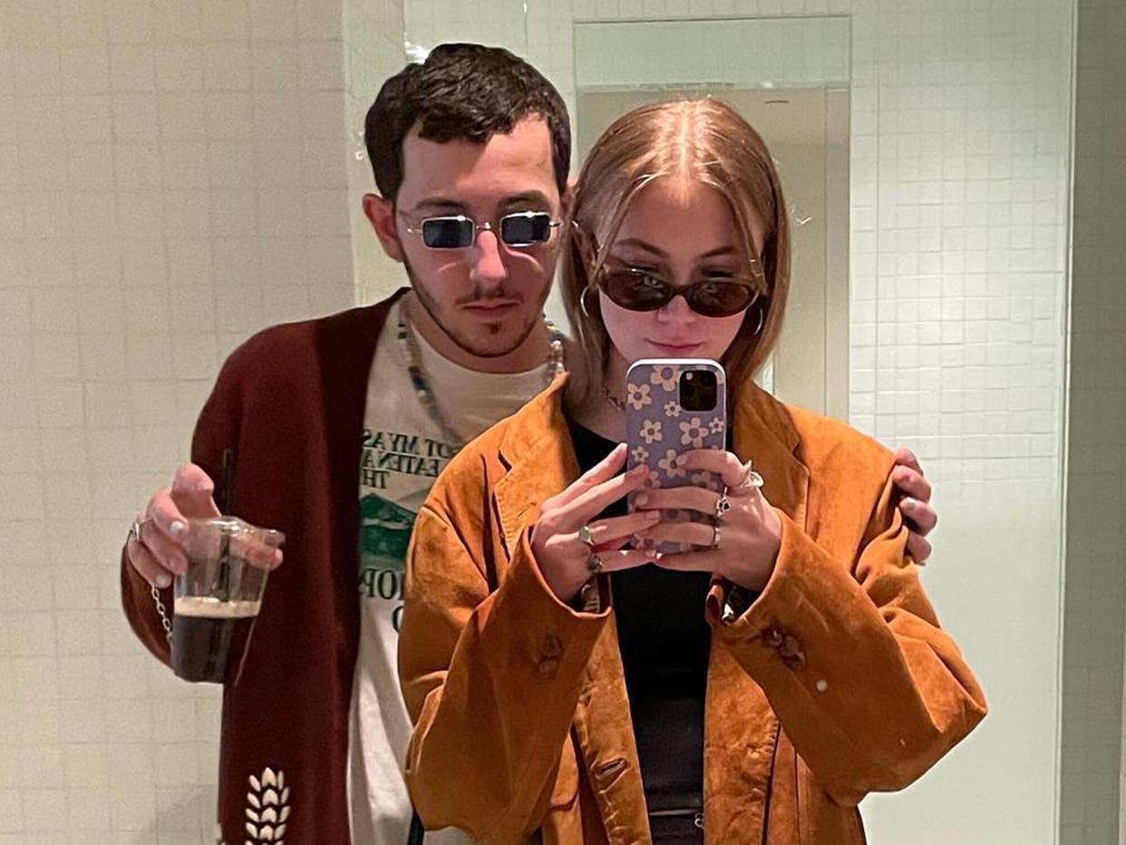 Frankie Jonas and Anna Olsen