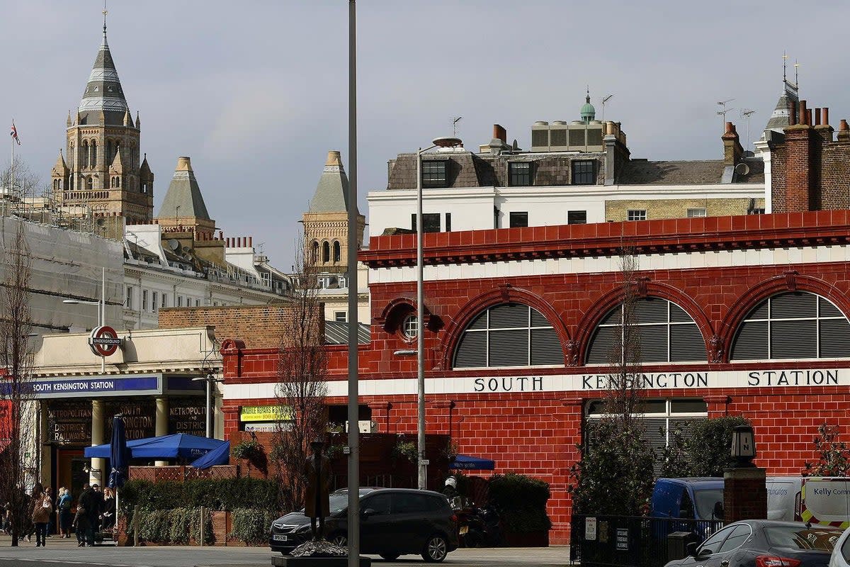 Redevelopment around South Kensington Tube will now go ahead (PA)