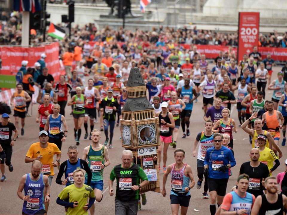 The London Marathon will have more than 40,000 runners: Getty