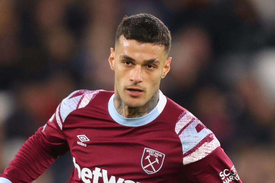 Gianluca Scamacca scored twice during the group stage as West Ham won every match (Getty Images)