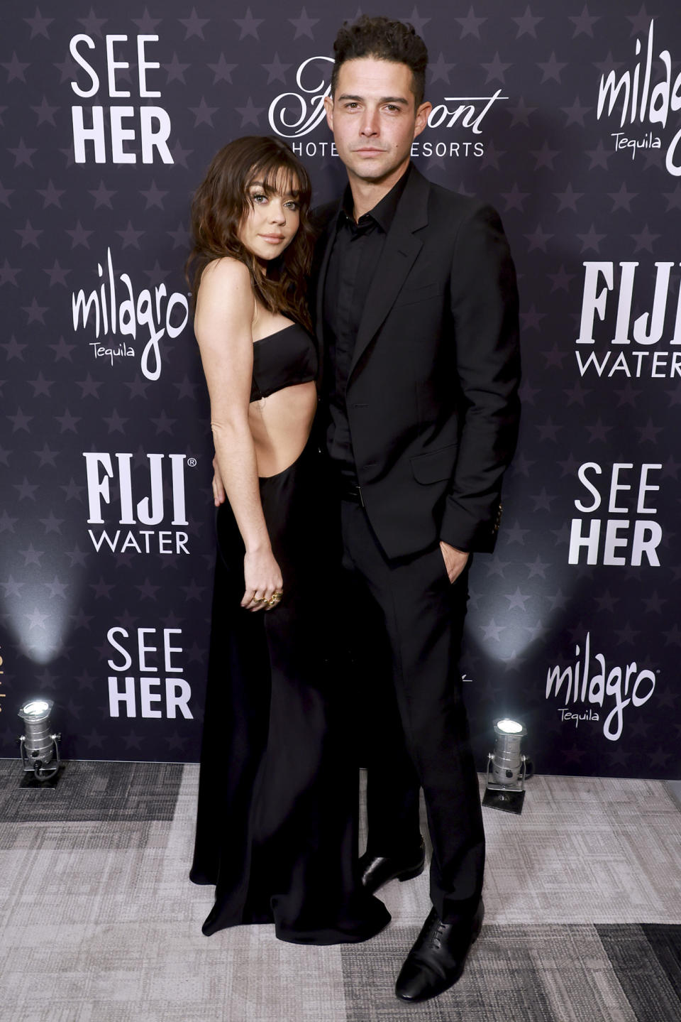 Sarah Hyland and Wells Adams