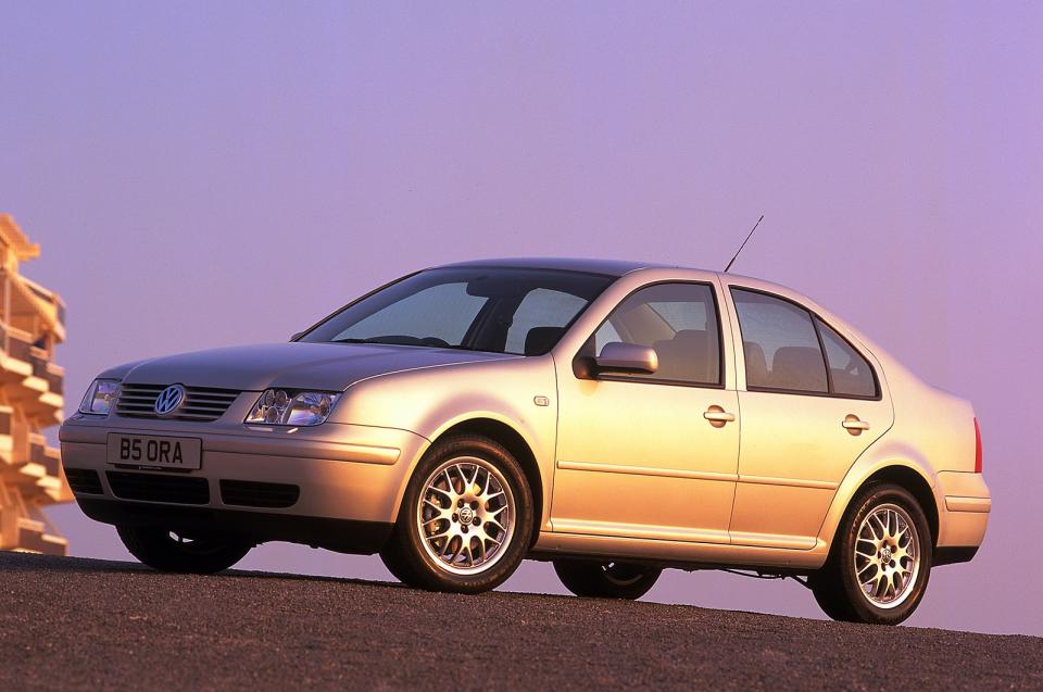 <p>With even a name suggesting a dull existence beckoned, the Volkswagen Bora came over <strong>mildly</strong> exciting in 2000 with the launched of the 2.8-litre V6-powered <strong>4Motion</strong>. This Bora had a 201bhp, sweet-revving engine able to make the most of its power thanks to all-wheel drive. As a consequence, it covered 0-62mph in 7.2 seconds and went on to <strong>146mph</strong>.</p><p>Volkswagen didn’t go as far as offering the Golf R32’s more potent engine in the Bora, but the compact salon <strong>handled</strong> well. However, when the Jetta replaced the Bora in 2006 there was no fast model to replace the 4Motion and it’s now overlooked and forgotten in the wake of its faster Golf sibling.</p>