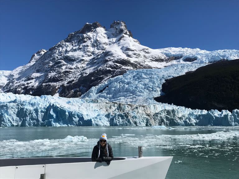 De visita por Calafate, en el 2017