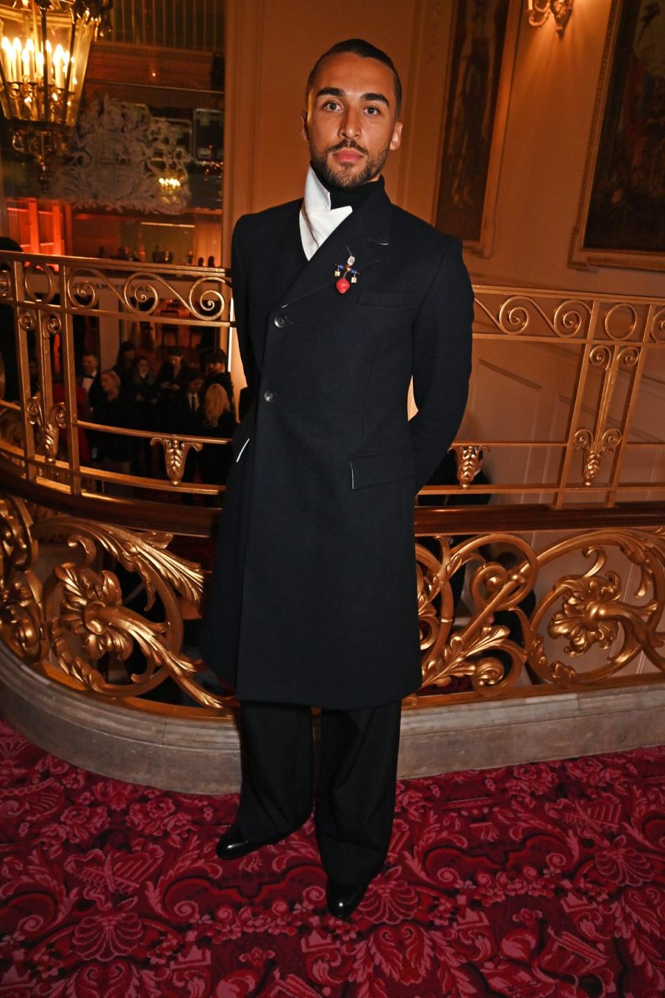 Sophisticated: Dominic Calvert-Lewin attends the GQ Men of the Year Awards at The Royal Opera House in Wales Bonner, styled by Georgia Medley, November 15, 2023 (Dave Benett)