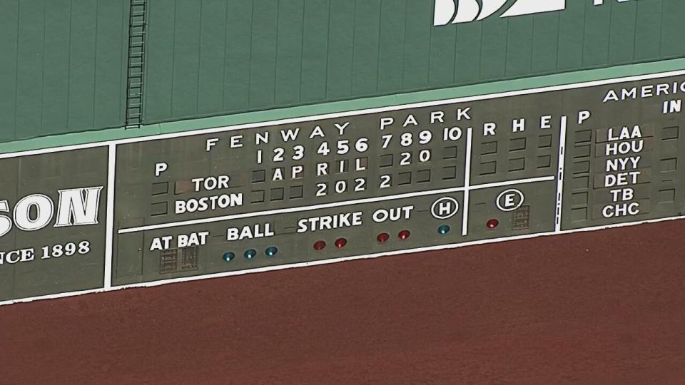 The Green Monster at Fenway Park