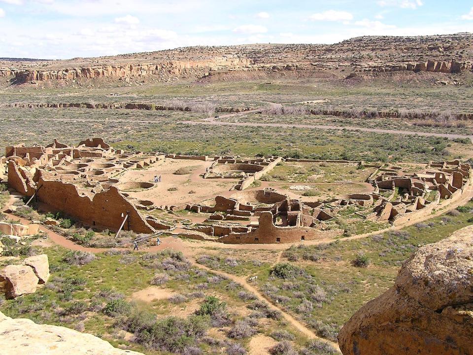 National Park Service
Some preservationists fear that more development and  fracking could harm the environment and sites such Pueblo Bonita, a  complex in the Chaco Culture National Historical Park.