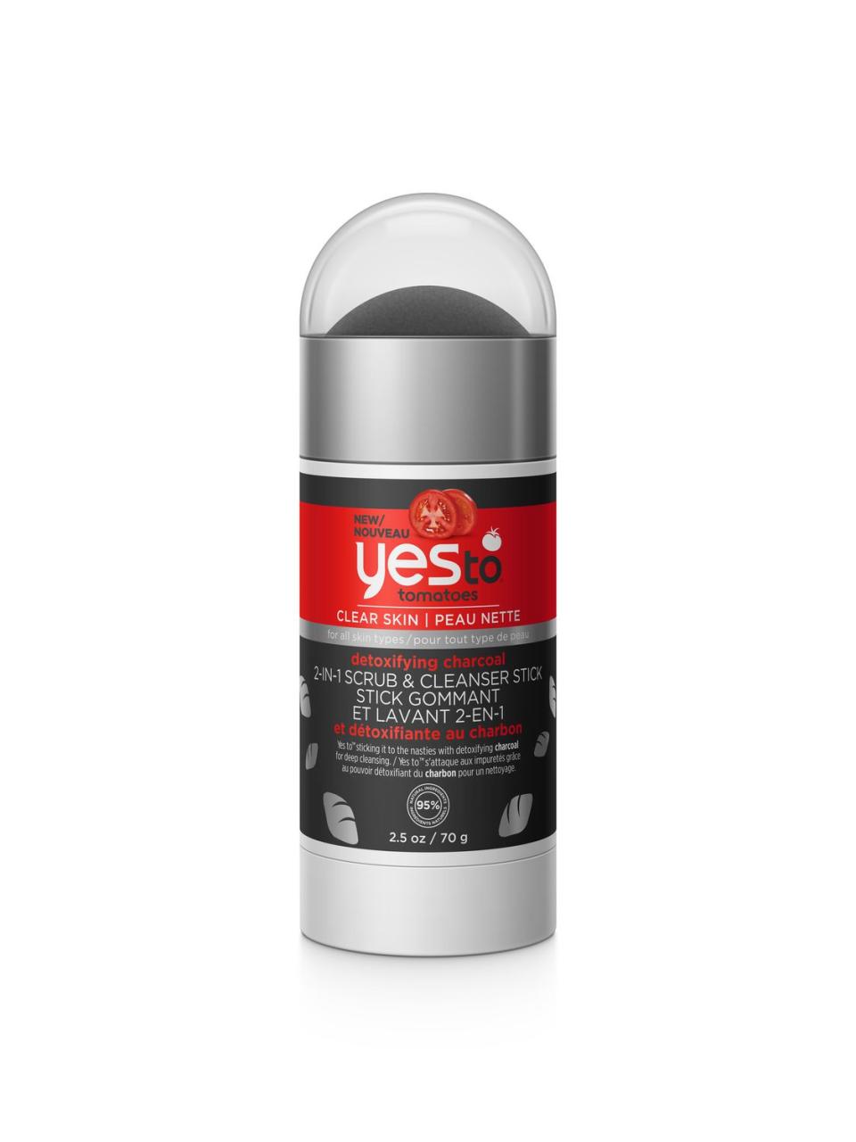 Yes to Charcoal 2-in-1 Scrub & Cleanser Stick