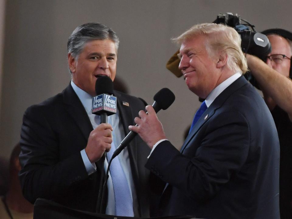 Sean Hannity, Donald Trump