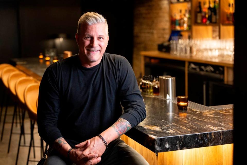 Scott Crawford opened a new cocktail bar, Sous Terre, at 620 North Person Street below Jolie, Crawford’s French bistro.
