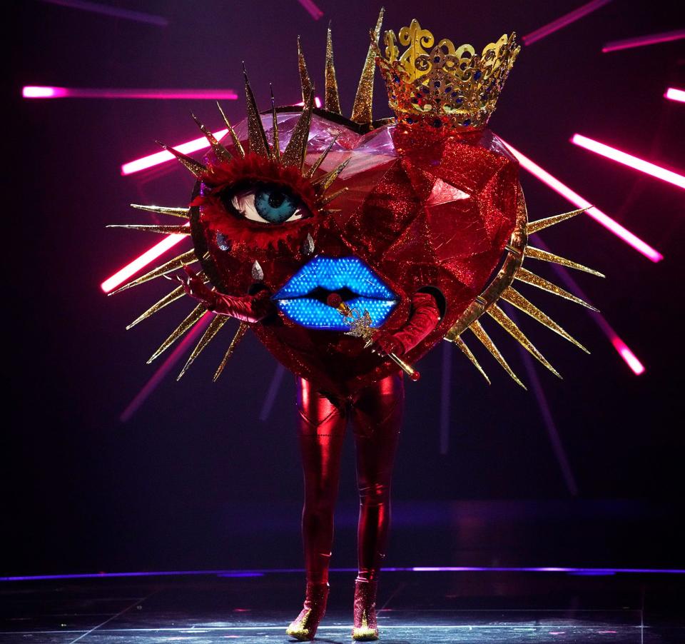 Queen of Hearts on "The Masked Singer."