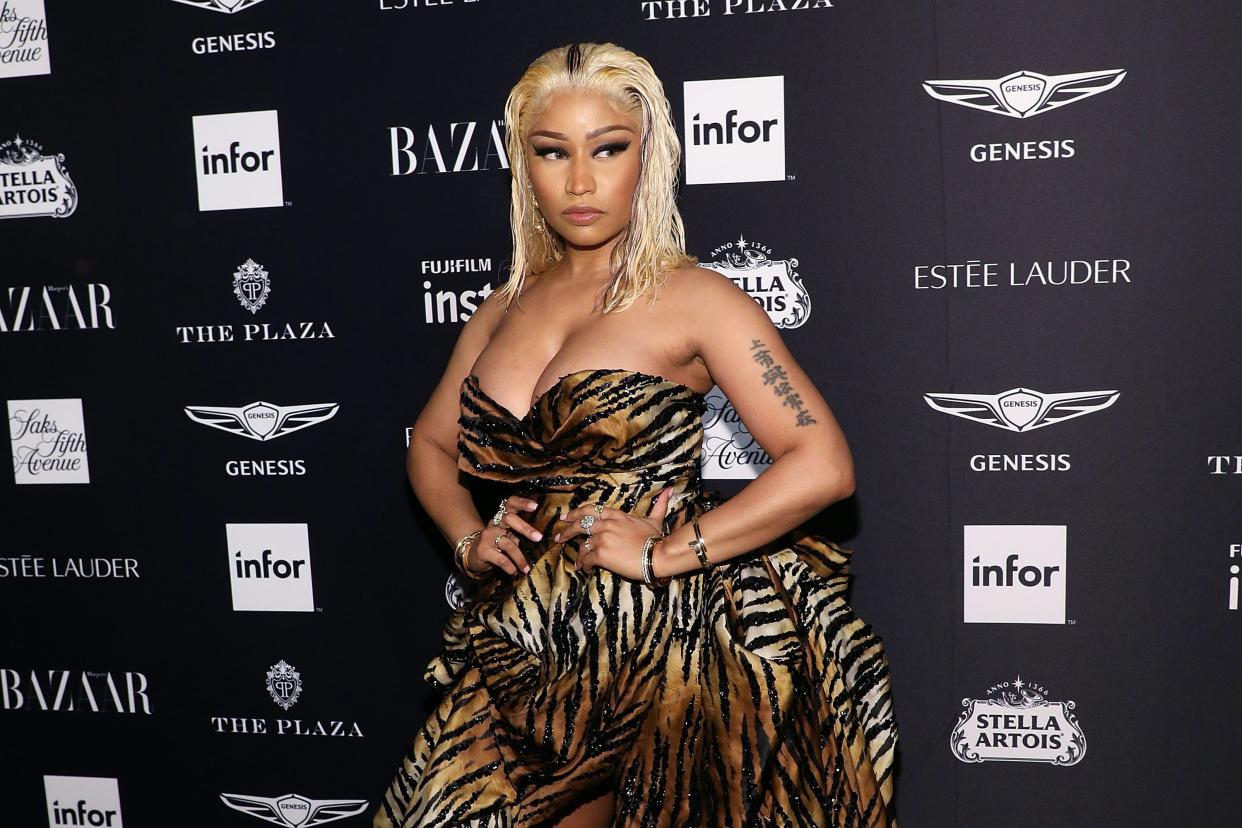 Nicki Minaj at the Harper's Bazaar Icon party