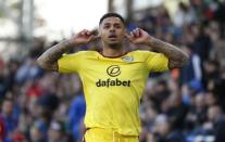 Britain Football Soccer - Crystal Palace v Burnley - Premier League - Selhurst Park - 29/4/17 Burnley's Andre Gray celebrates scoring their second goal Action Images via Reuters / John Sibley Livepic