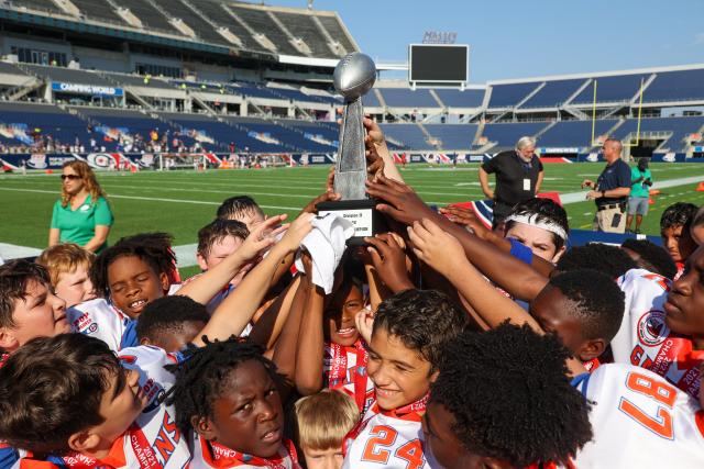 Portage Pop Warner team returns home as victors of the Pop Warner Super Bowl