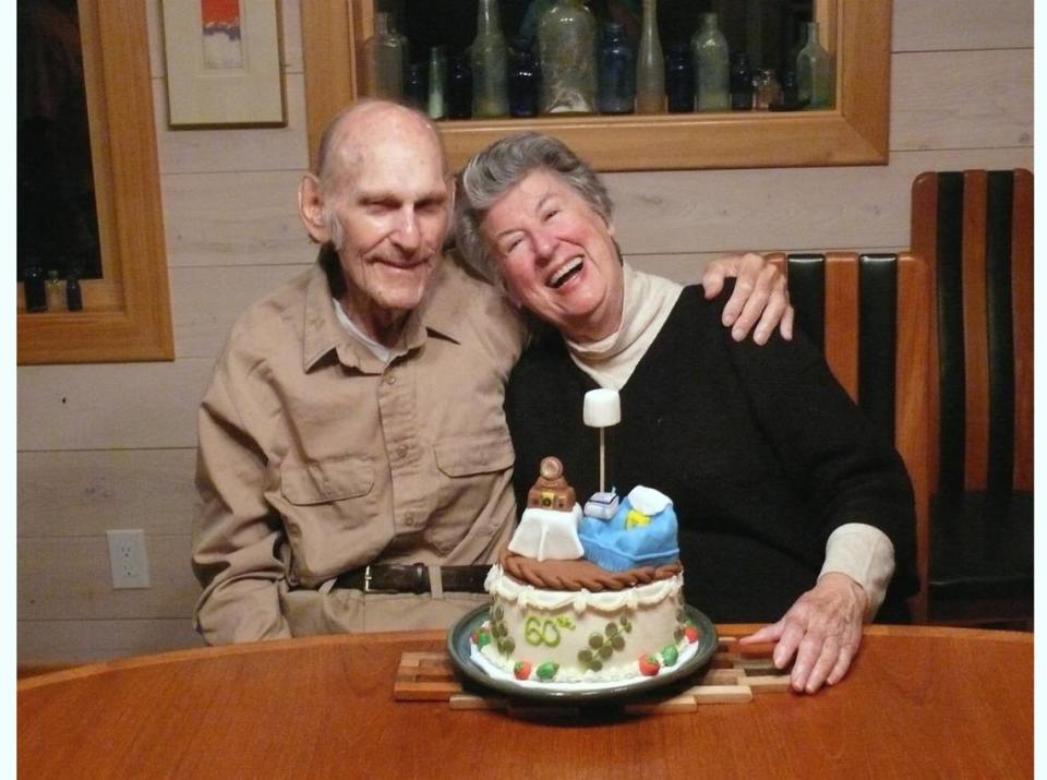 Lee and Dixie Browning on their 60th anniversary.