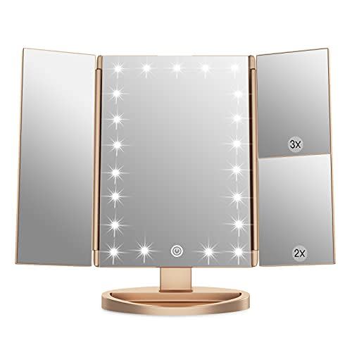 WEILY Makeup Mirror with LED Lights