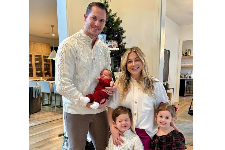 <p>Shawn Johnson/Instagram</p> Shawn Johnson and family