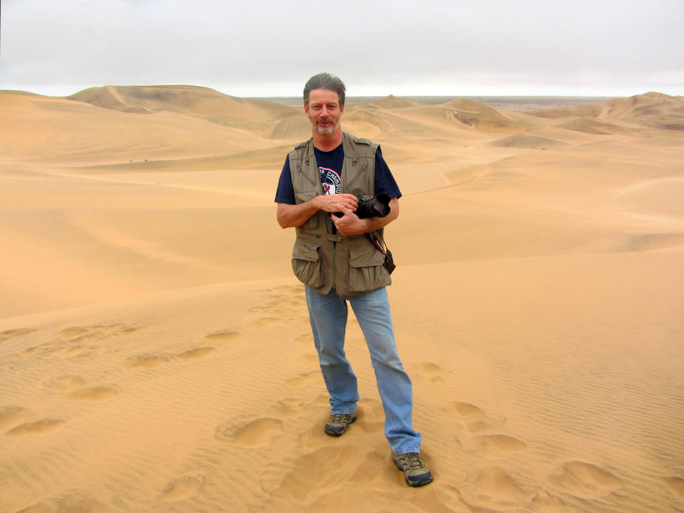 On the dunes in Namib-Naukluft park