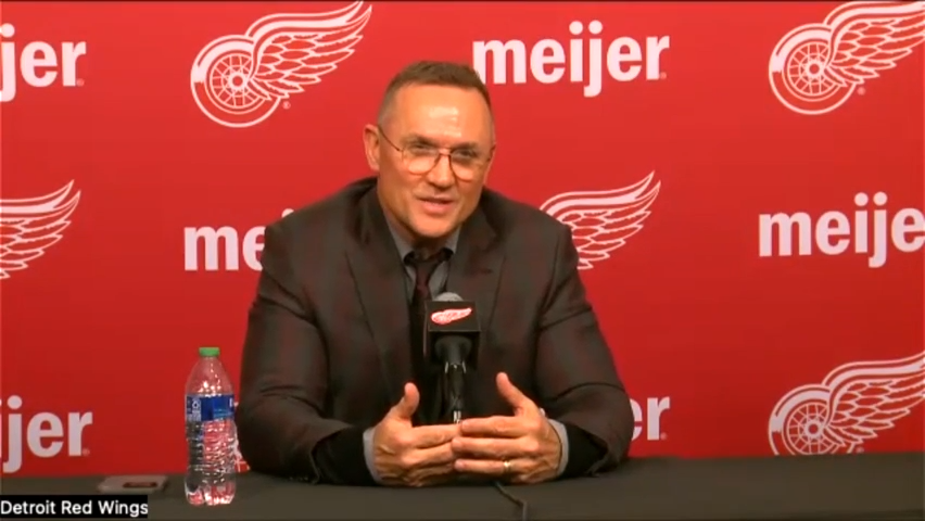Detroit Red Wings general manager Steve Yzerman, March 3, 2023 in Detroit.