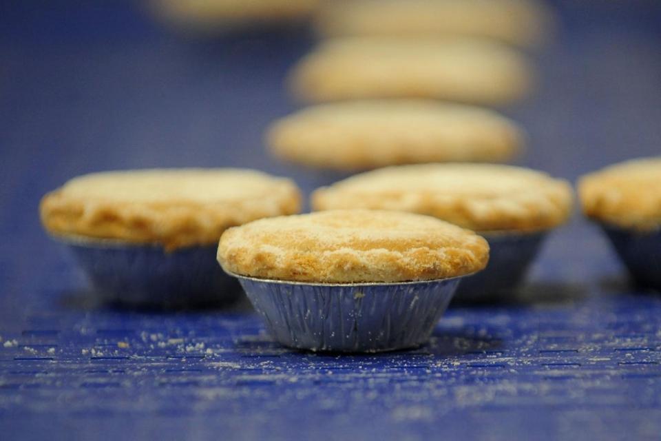 Shoppers are buying mince pies early  (PA)