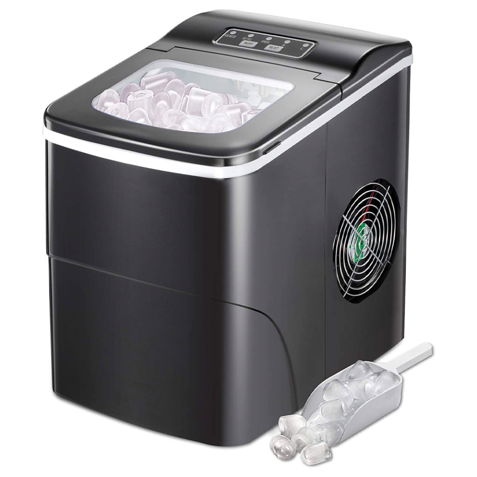 2) Portable Countertop Ice Maker Machine