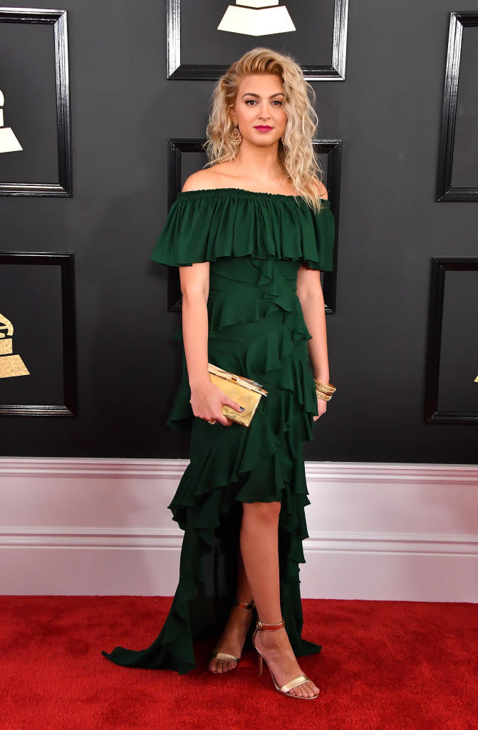 Best: Tori Kelly in Badgley Mischka