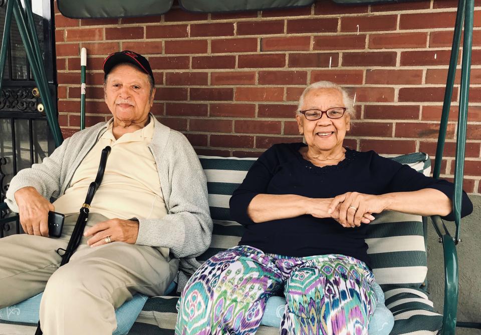 Lawrence and Violet Montgomery still live on Louisville’s Grand AveAndrew Buncombe