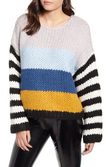 Stripe Oversize Sweater