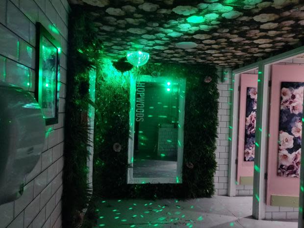 Watch: This Toilet Can Turn Into a Disco Room At The Press Of a Button, dance, public toilet, man