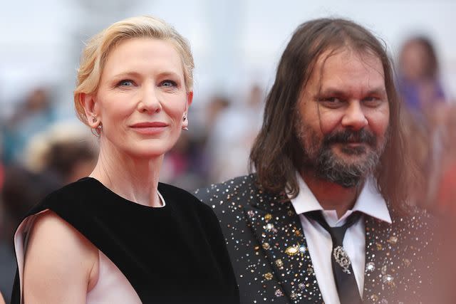 Mike Coppola/Getty Cate Blanchett and director Warwick Thornton